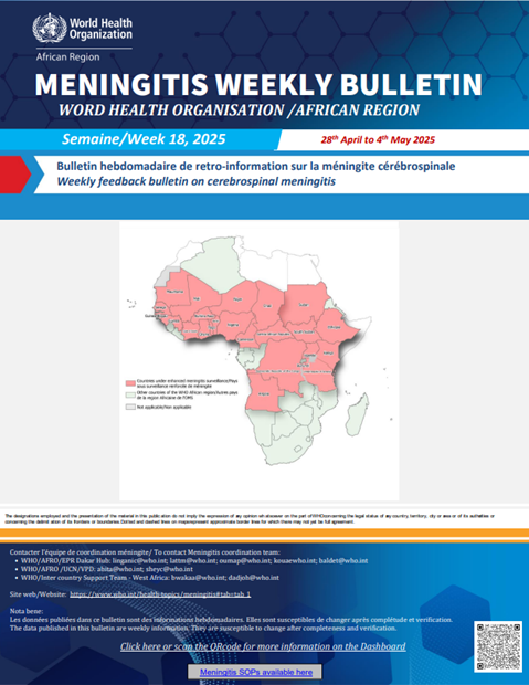 Meningitis Weekly bulletin 28 April to 4 May 2025