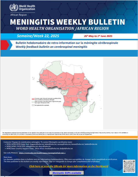 Meningitis Weekly bulletin 26 May to 1 June 2025