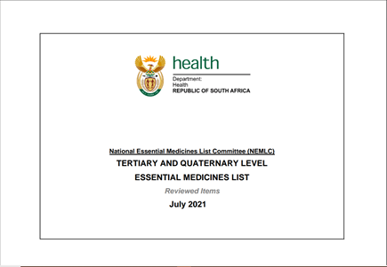 South Africa: Essential Medicines List 2021 (English)