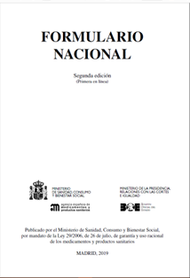 Spain: Formulario Nacional 2019 (Spanish)