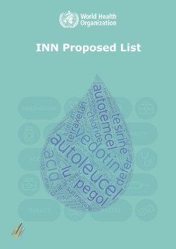 INN Proposed List 132