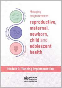 Managing programmes on RMNCAH