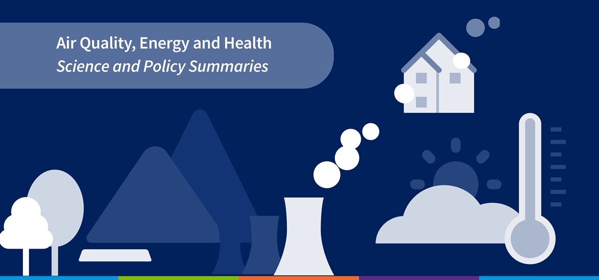 Launch of WHO’s Science and Policy Summaries (SPS) on Air Quality, Energy and Health