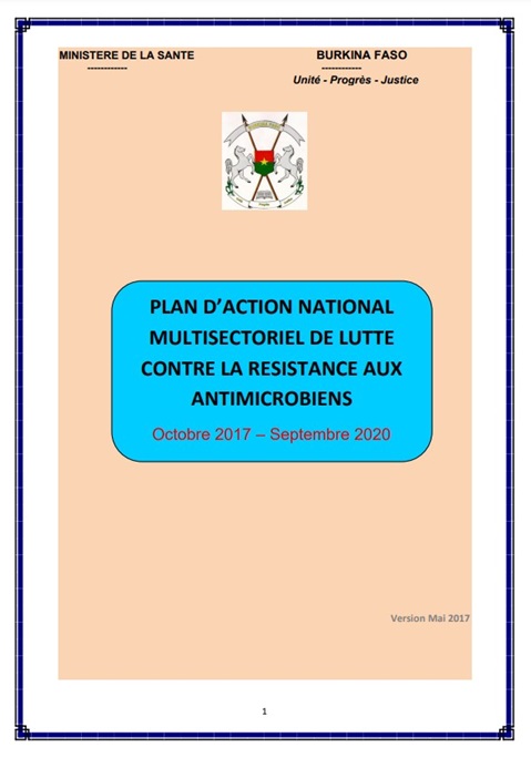 Burkina Faso: National multisectoral strategic plan to combat antimicrobial resistance (French)