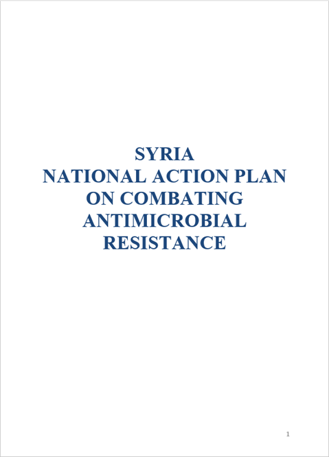 Syria: National action plan on combating antimicrobial resistance