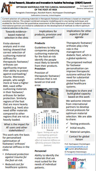 GS 11 - Optimum Materials for the clinical management of the foot-at-risk