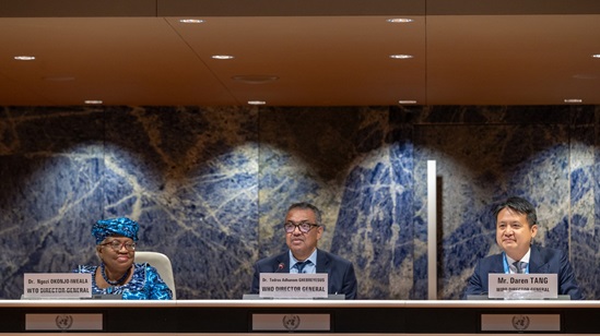 WHO-WIPO-WTO director generals