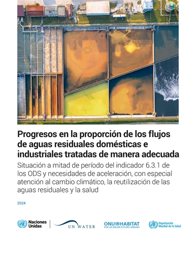 Progresos en la proporción de los flujos de aguas residuales domésticas e industriales tratadas de manera adecuada – World Health Organization (WHO)