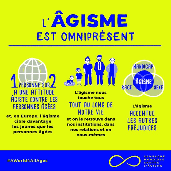 L'âgisme est omniprésent