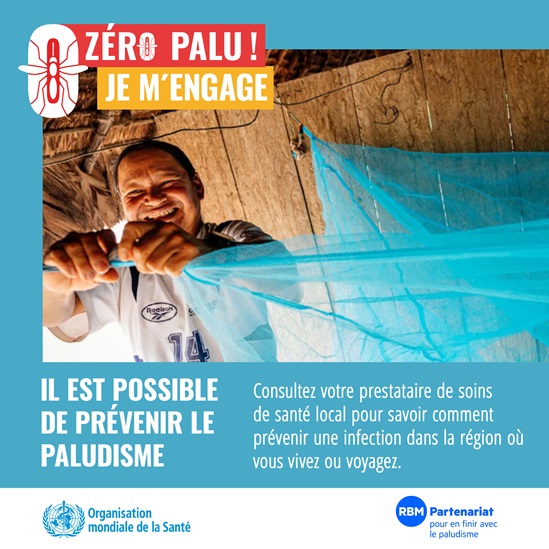 Il est possible de prévenir le paludisme