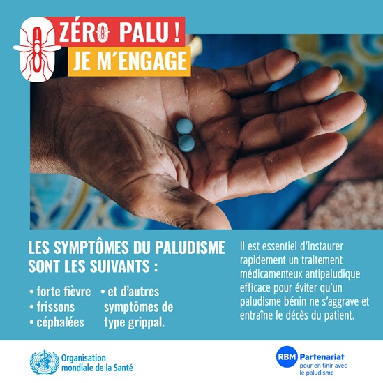 Les symptômes du paludisme