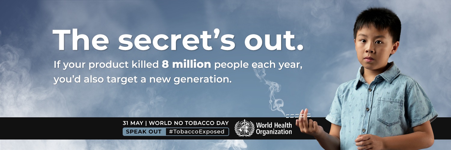 World No Tobacco Day 2020 social media