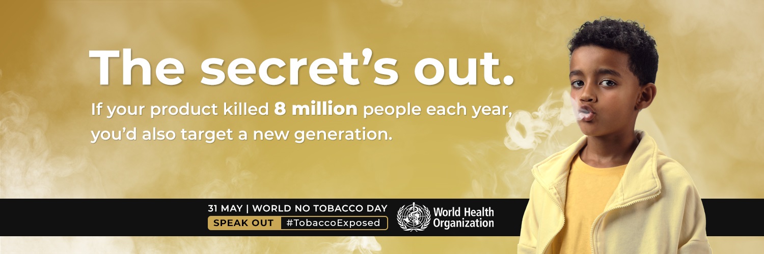 World No Tobacco Day 2020 social media