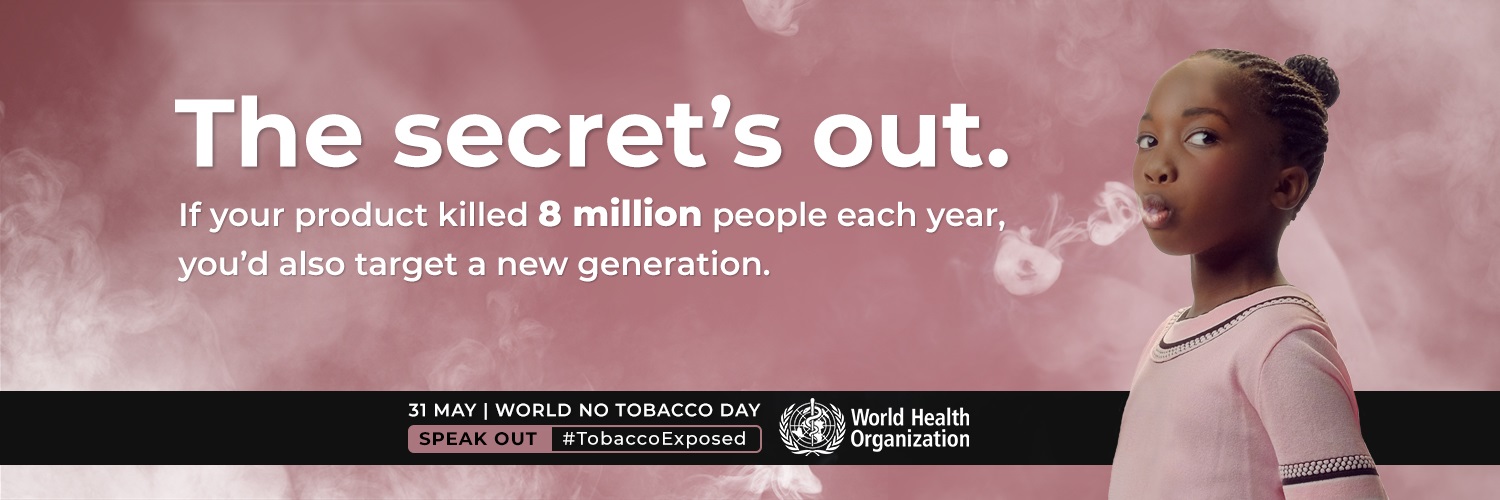 World No Tobacco Day 2020 social media