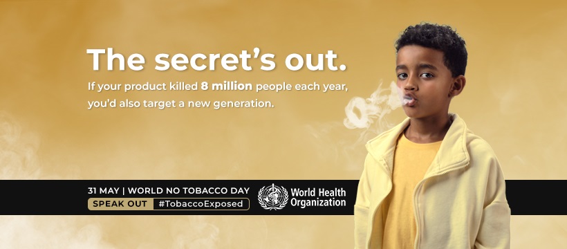 World No Tobacco Day 2020 web banner