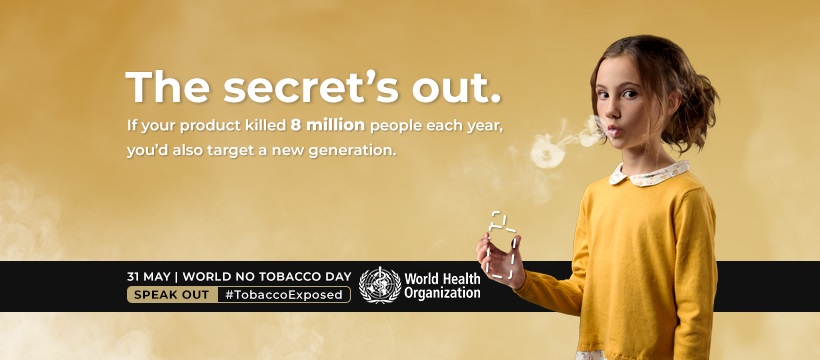 World No Tobacco Day 2020 web banner