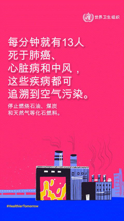 每分钟有13人死于空气污染