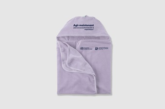 Hooded baby towel