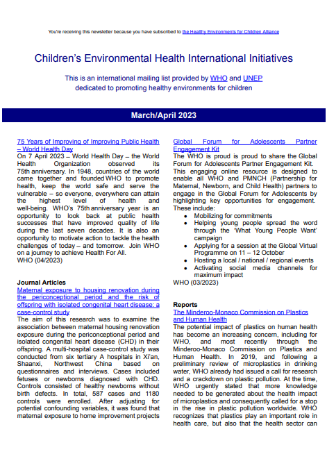 HECA - Newsletter March-April 2023