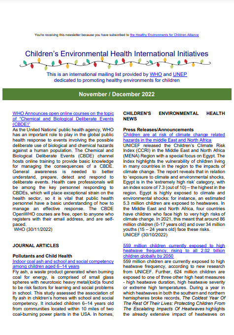 HECA - Newsletter November-December 2022
