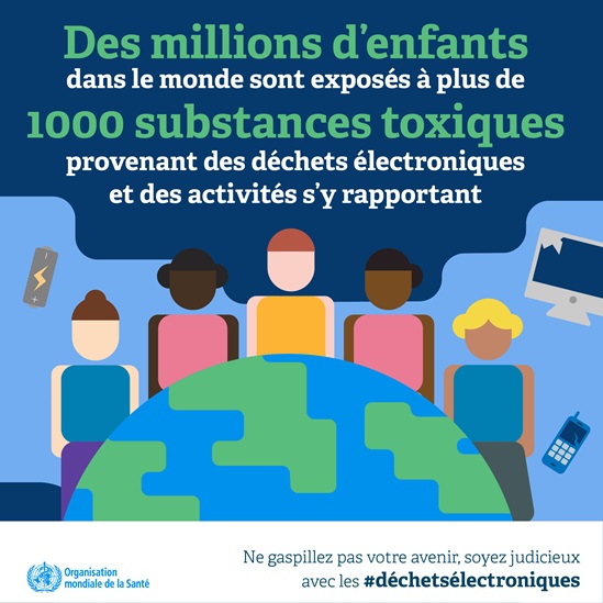 Des millions d'enfants dans le monde sont exposés à plus de 1000 substances toxiques