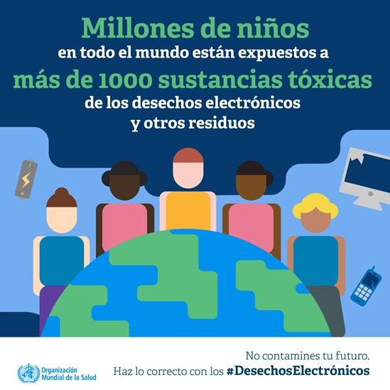 Millones de niños en todo el mondo están  expuestos a más de 1000 sustancias tóxicas