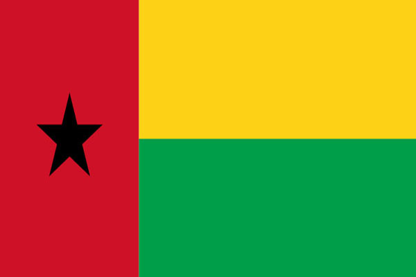 Official flag of Guinea-Bissau