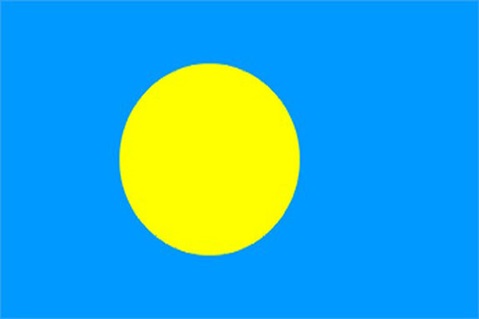 plw Official flag of Palau