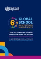 6th Global School on Refugee and Migrant Health Key reflections and takeaway messages 9-11 Dec Geneva Switzerland Leadership in Health and Migration: policies and action across countries