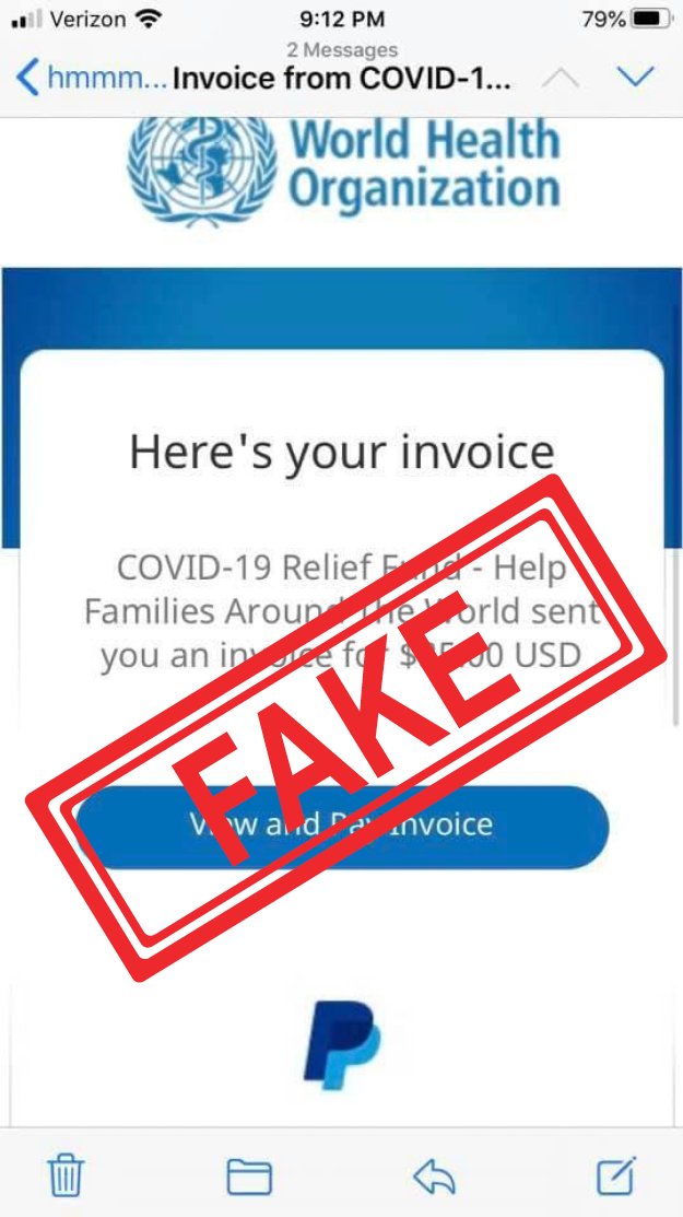 PayPal phishing relief fund