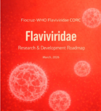 Document cover for "Flaviviridae research and development roadmap".