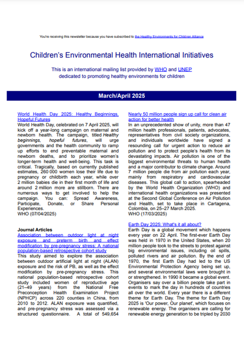 HECA - Newsletter March / April 2025