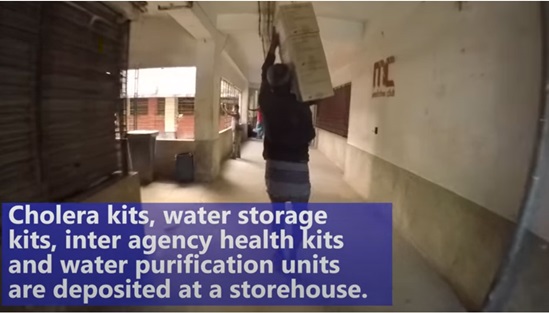 Cover image of video on Life-saving essential medicines and supplies arrive in Cox's Bazar