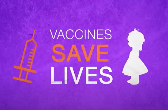 Cover of a video on Immunization for all throughout life