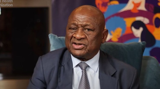Video snapshot of Dr Kalumbi Shangula talking on camera.