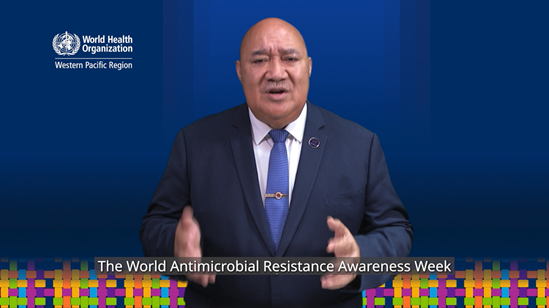 WHO Regional Director Dr Saia Ma'u Piukala