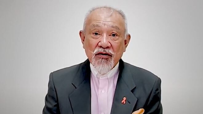 Yohei Sasakawa IR support video thumb Video snapshot of Yohei Sasakawa talking into the camera.