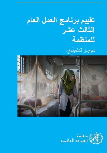 تقييم برنامج العمل العام الثالث عشرللمنظمة: موجز تنفيذي