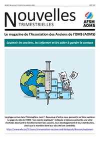 Couverture des Nouvelles trimestrielles de l'AOMS octobre 2025