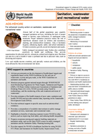 Aide-memoire: country action on sanitation, wastewater and recreational water thumb