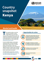 Alcohol and health SAFER country snapshot Kenya-thumbnail