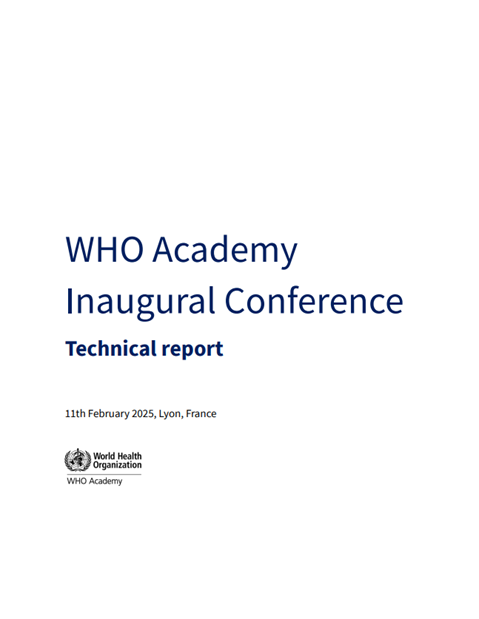 WHO Academy Inaugural Conference