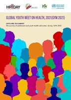 Cover page of The journey of adolescent and youth health advocates  during  GYM 2021