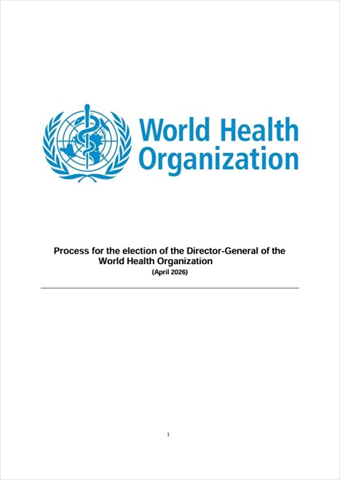 Handbook on the Director-General election process