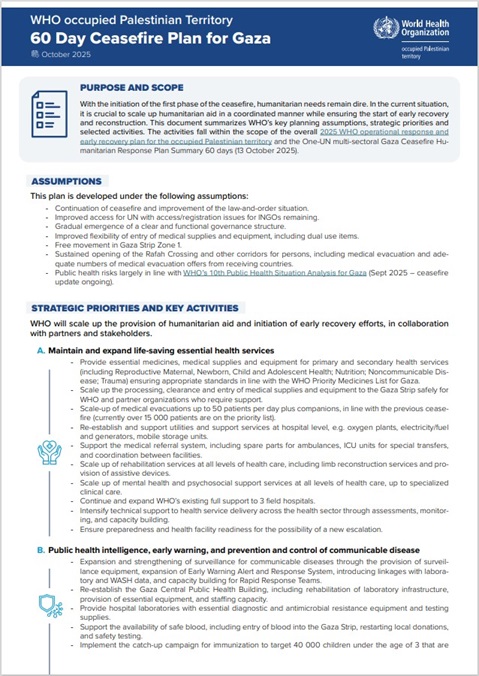 60-day ceasefire plan for Gaza