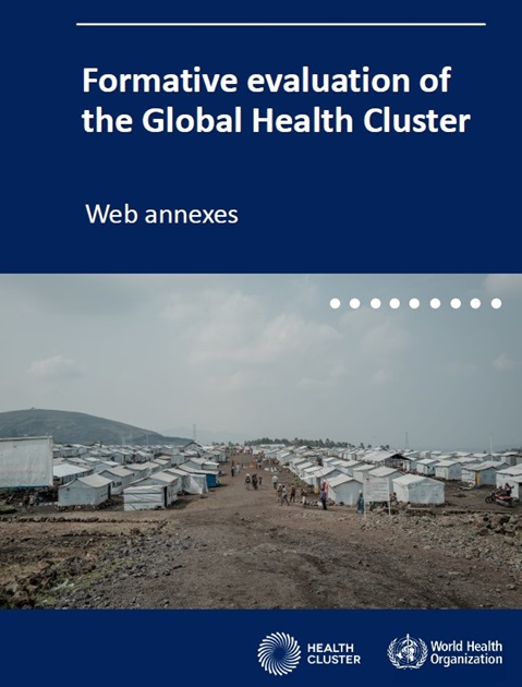 Formative evaluation of the Global Health Cluster: Web annexes
