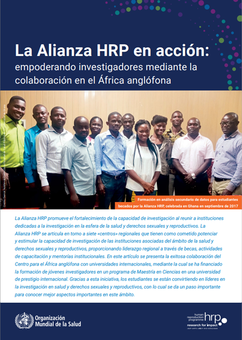 La Alianza HRP en acción: empoderando investigadores mediante la colaboración en el África anglófona
