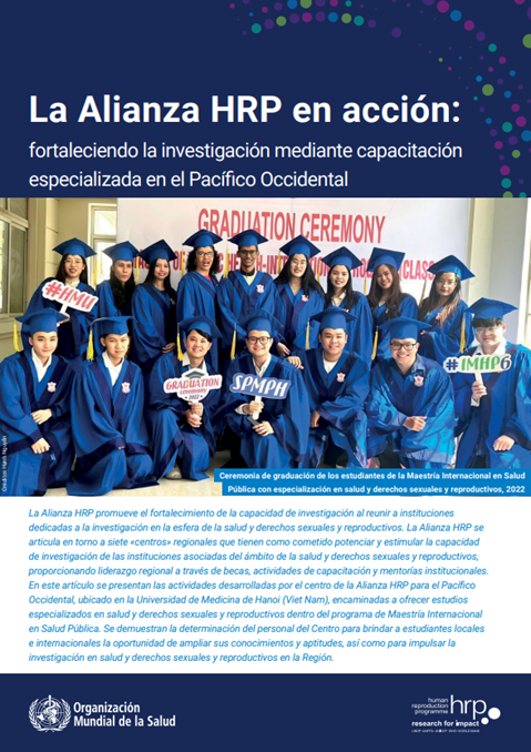 La Alianza HRP en acción: fortaleciendo la investigación mediante capacitación especializada en el Pacífico Occidental