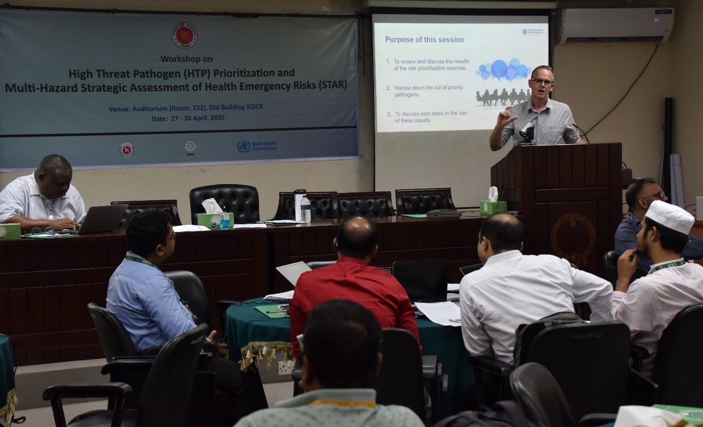 HTP1 Bangladesh piloted the HTP Prioritization Methodology and identified the highest-priority pathogens