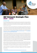 Cover of the IBP Network Strategic Plan 2021-2025